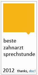 Danke an die User von www.zahnarzt-empfehlung.de Danke an die User von www.zahnarzt-empfehlung.de
